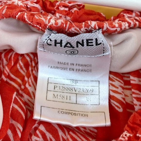 SALE! AUTH CHANEL Cotton dress - Picture 13 of 14